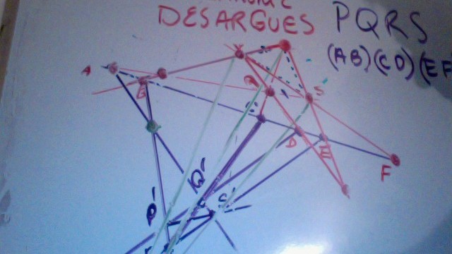 Quandrangle Sets/Desargues Theorem